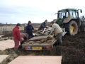 Small hut being built