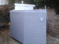 Ship shaped wheelie bin shelter
